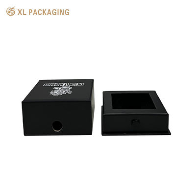 Caja de embalaje cosmético negro con cerradura para la crema facial