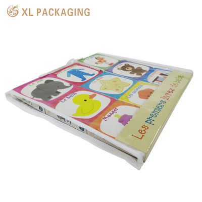 Libro de cartón infantil personalizado con cartón rígido de 1,5 a 3 mm de grosor, tinta de soja no tóxica y páginas resistentes a desgarros