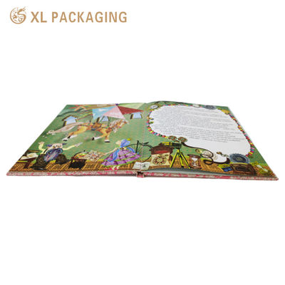 Ilustraciones personalizadas a todo color Libro de cuentos para niños con cubierta suave y papel duradero para la educación temprana