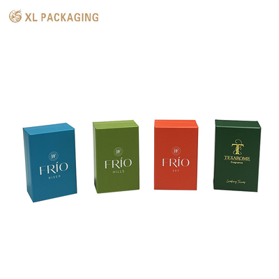 Caja de regalo de lujo de lujo con EVA para 100ml 50ml 30ml Impresión a todo color cartón de papel de arte