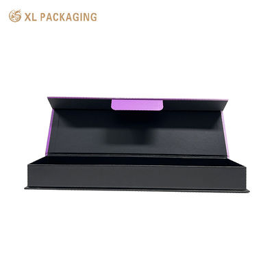 Caja de embalaje de trufas de chocolate ecológicas XL con cinta regalo de lujo personalizado