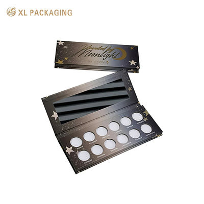 Cajas de cosméticos personalizadas con impresión XL Cajas de paleta vacías Cajas de embalaje de paleta de sombras de ojos Cartón impermeable para cosméticos de maquillaje