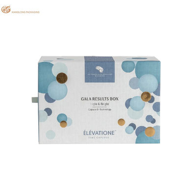 Caja de regalo de cuidado de la piel de cajón personalizado Embalaje con tirador de cinta, inserción de terciopelo EVA