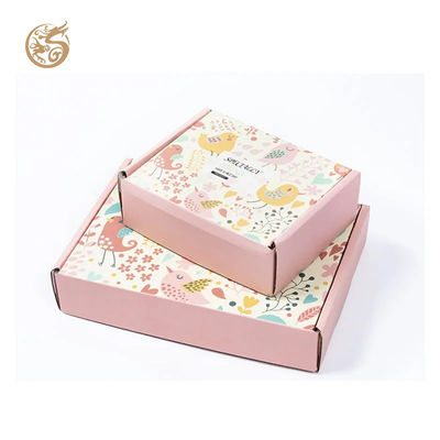 Cajas personalizadas de correo laminadas mate de color completo Imprimir su propio diseño Interior blanco Caja de embalaje de regalo para ropa