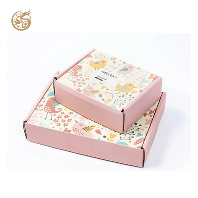 Cajas de envío de correo ecológicas con logotipo personalizado Caja de papel corrugado Matt