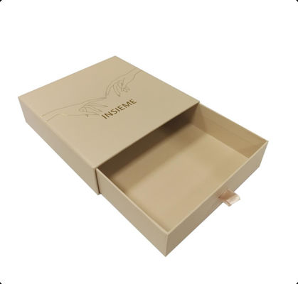 Cajas de cajones rígidas personalizadas con etiqueta de cinta para cuidado de la piel y embalaje de regalos