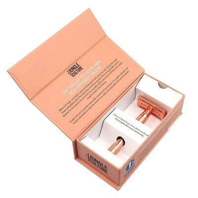 Envase de aceite para el cuidado de la piel con inserción de papel personalizada