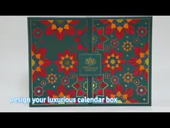 24 Cajón Calendario de Adviento Embalaje Caja de té Café caliente Bolsa de chocolate Calendario de Adviento